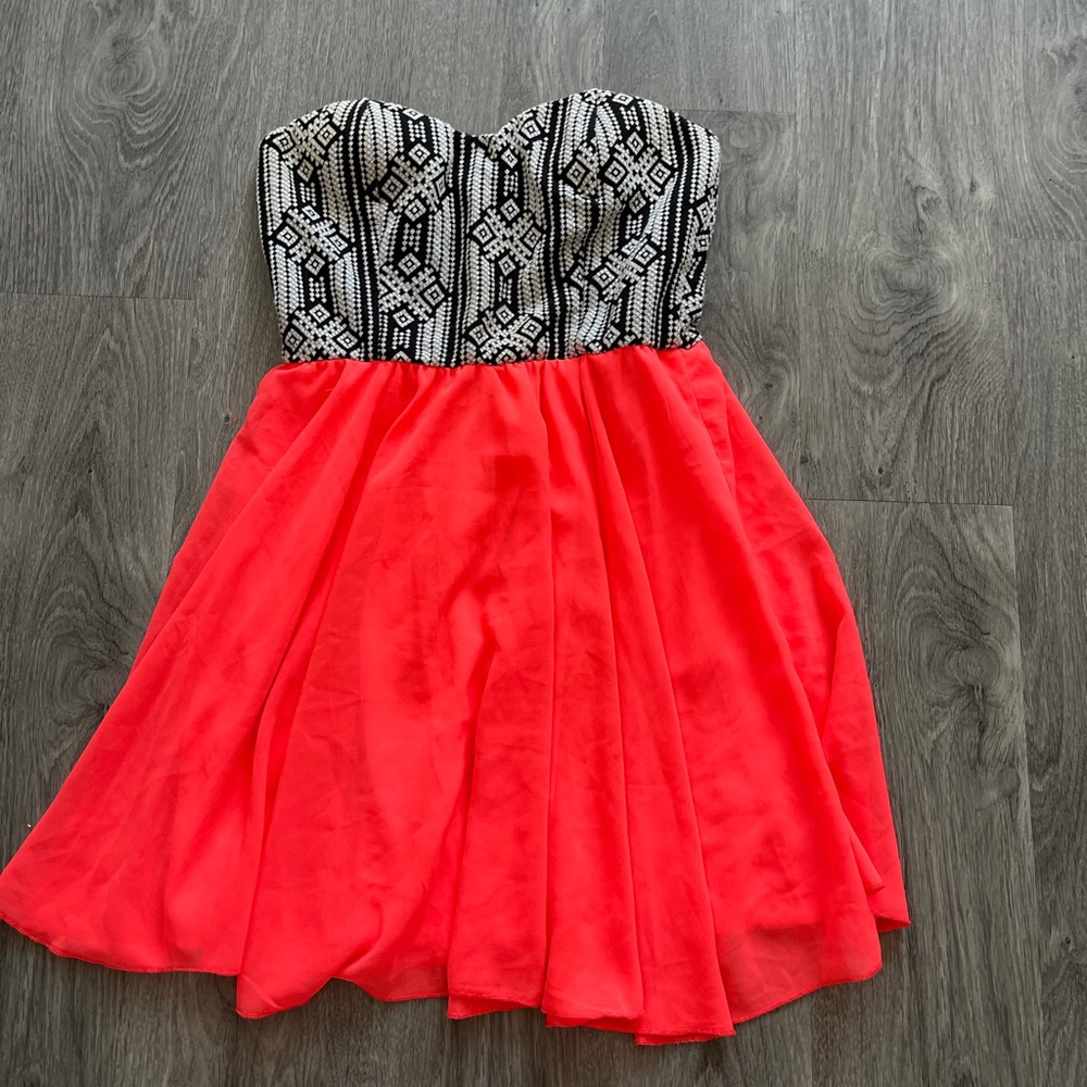 Stunning colourful mini dress